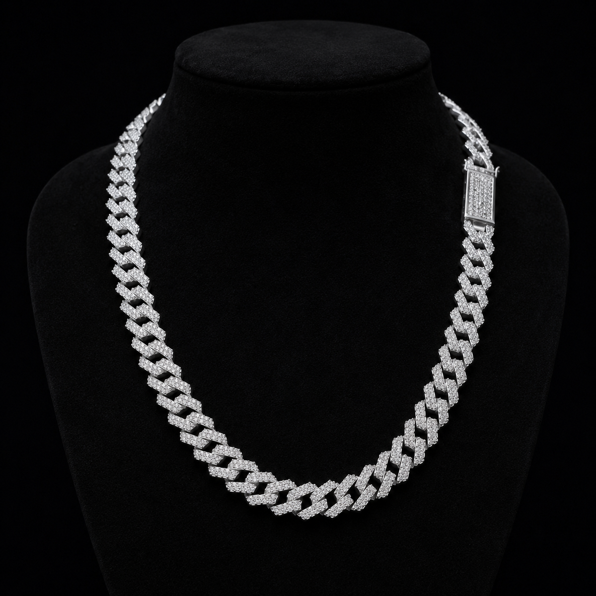Cadena Espiga Zirconia Cúbica Plata 925 Plata 925 mexicana - MEXA Jewelry