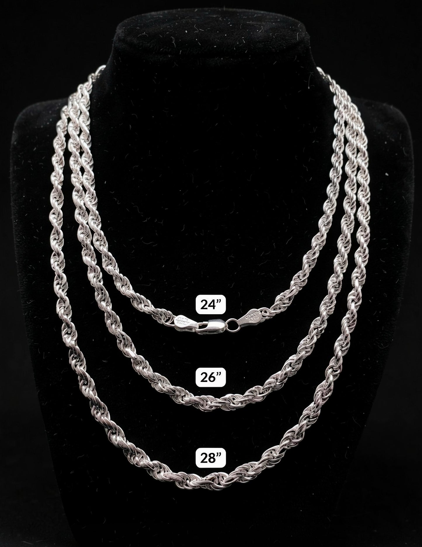 Cadena Torsal 5mm Plata 925 Plata 925 mexicana - MEXA Jewelry