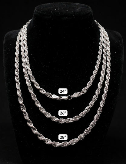 Cadena Torsal 5mm Plata 925 Plata 925 mexicana - MEXA Jewelry