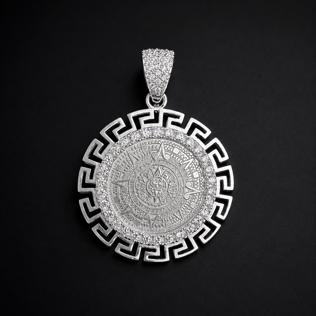 Calendario Azteca Greco Plata 925