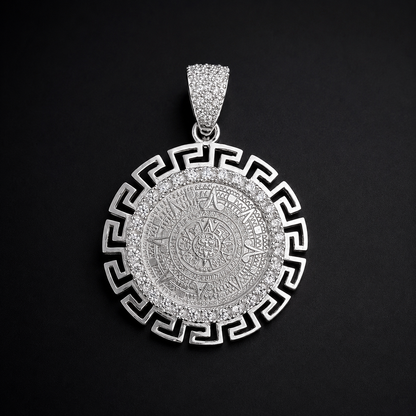 Calendario Azteca Greco Plata 925