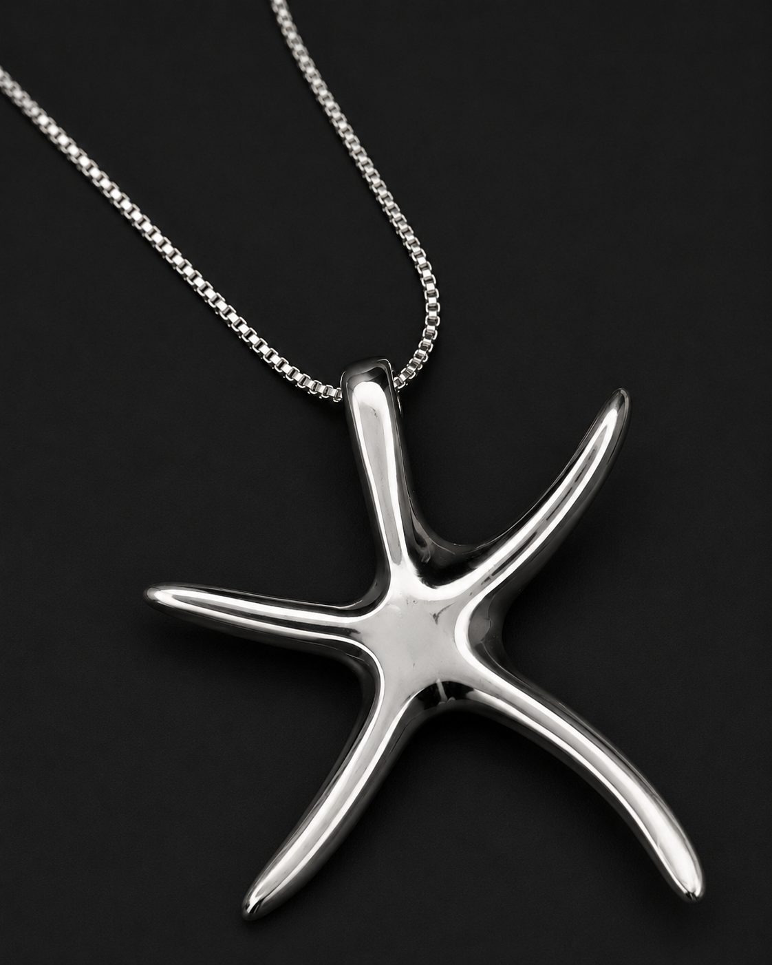 Starfish Necklace 925 Sterling Silver