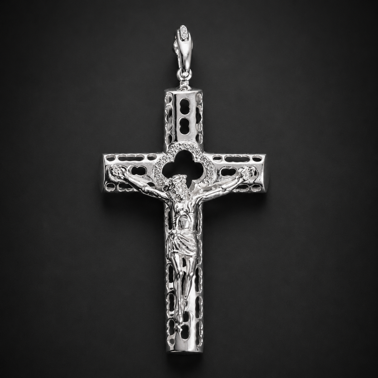Cruz con Cristo Plata 925