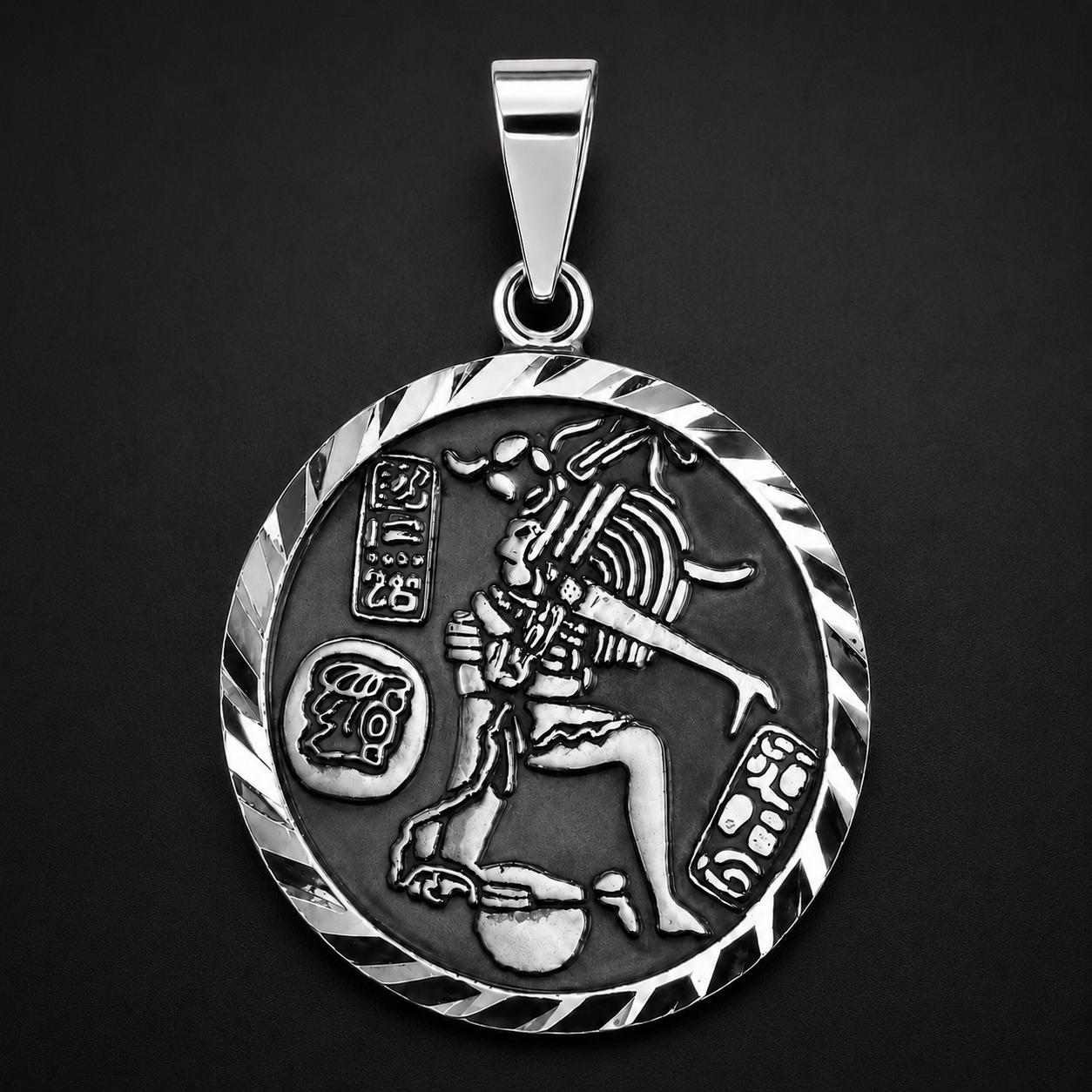 Dije Azteca Plata 925