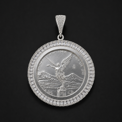 Dije Bisel Centenario Zirconia Plata 925