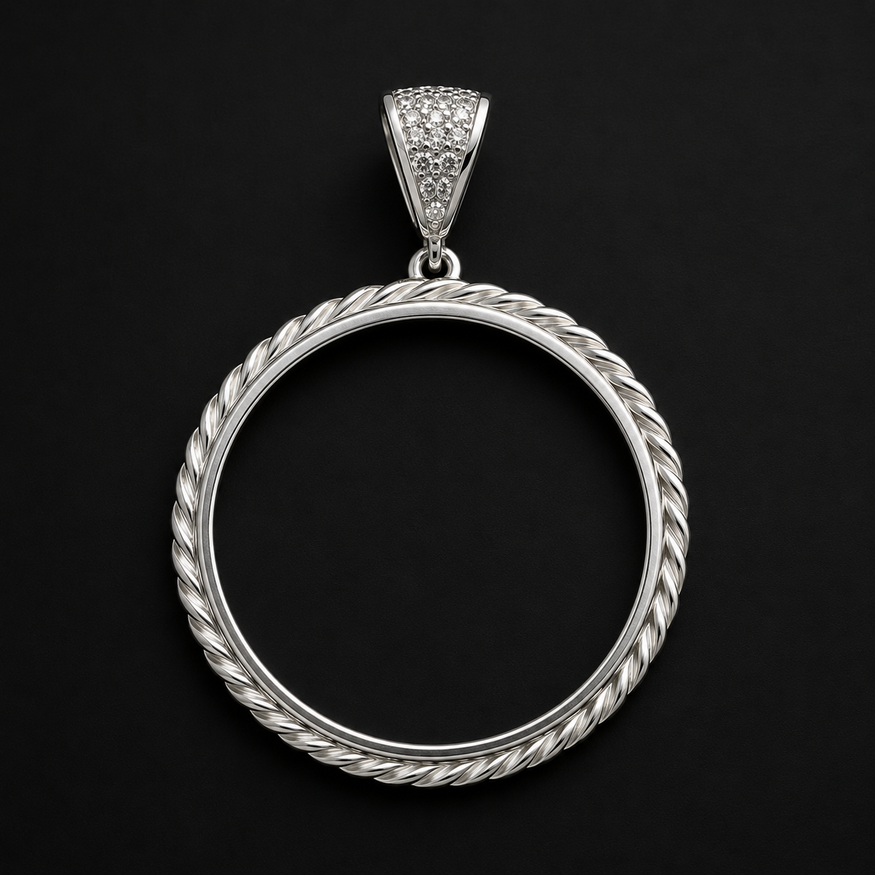 Bezel Pendant Ounce Torsal 925 Silver