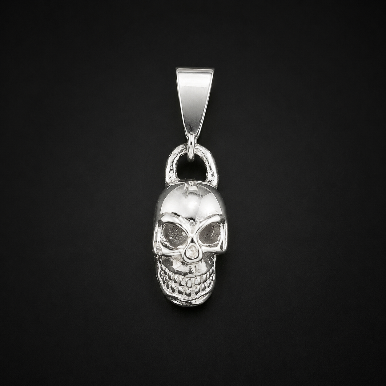 925 Sterling Silver Skull Pendant