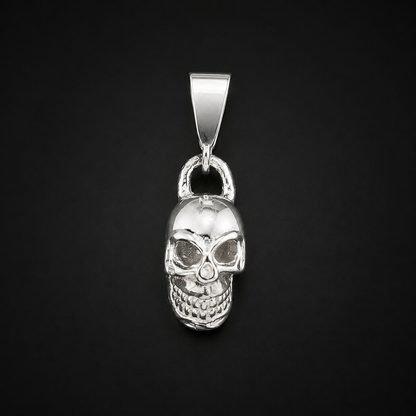 925 Sterling Silver Skull Pendant