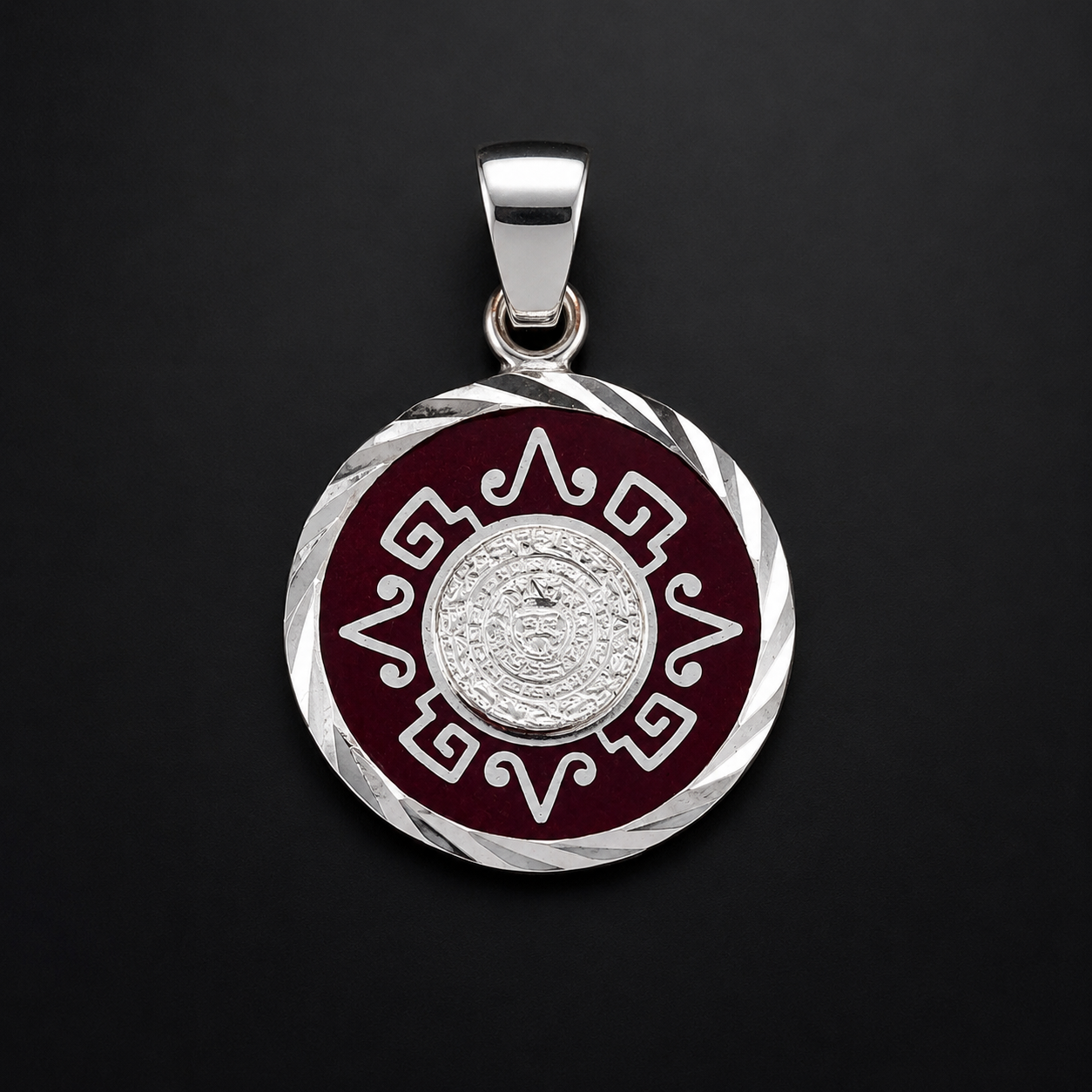 Dije Calendario Azteca Plata 925