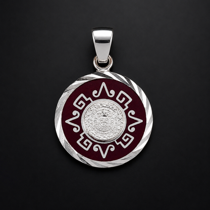 Dije Calendario Azteca Plata 925
