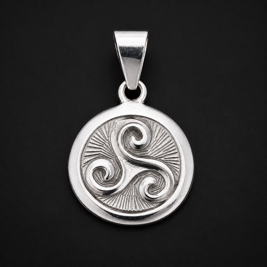 925 Silver Spiral Pendant