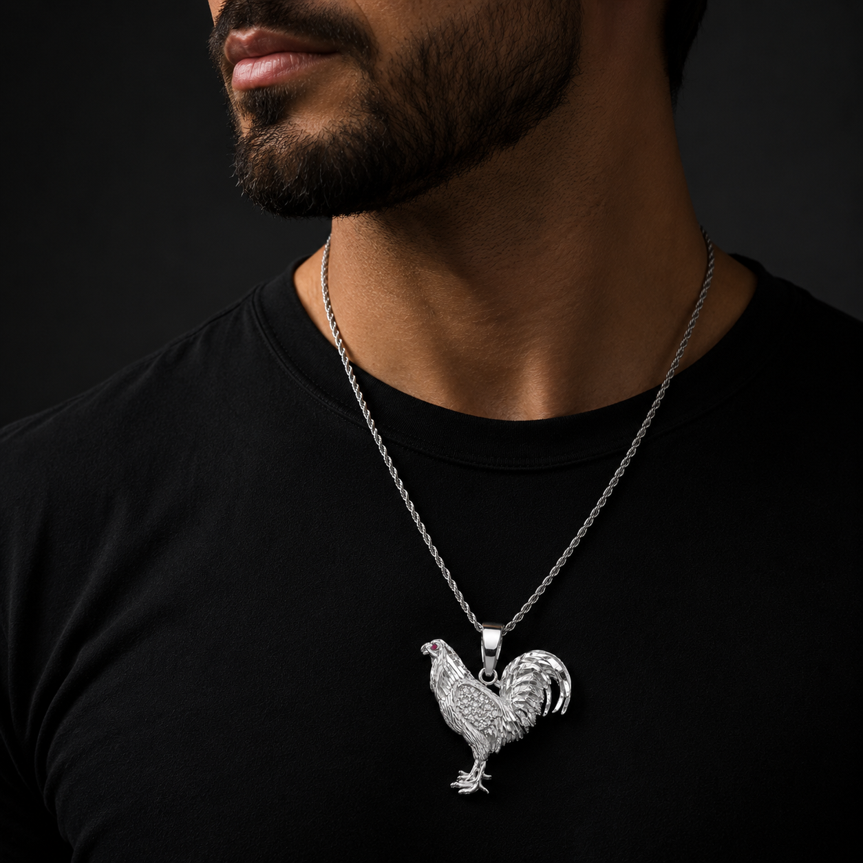 Gallo Plata 925 Necklace