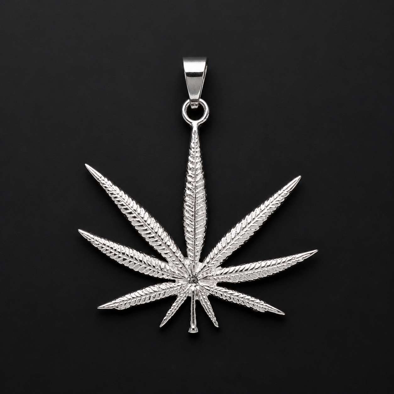 Dije Hoja Cannabis Plata 925 