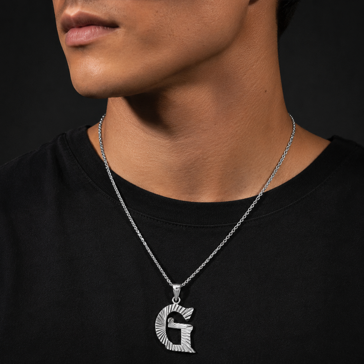 Dije Inicial “G” Plata 925