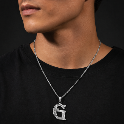 Dije Inicial “G” Plata 925