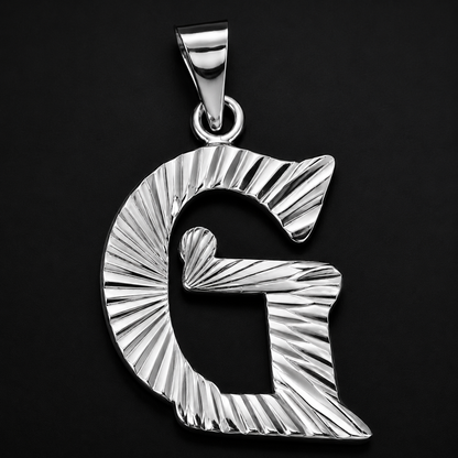 Dije Inicial “G” Plata 925