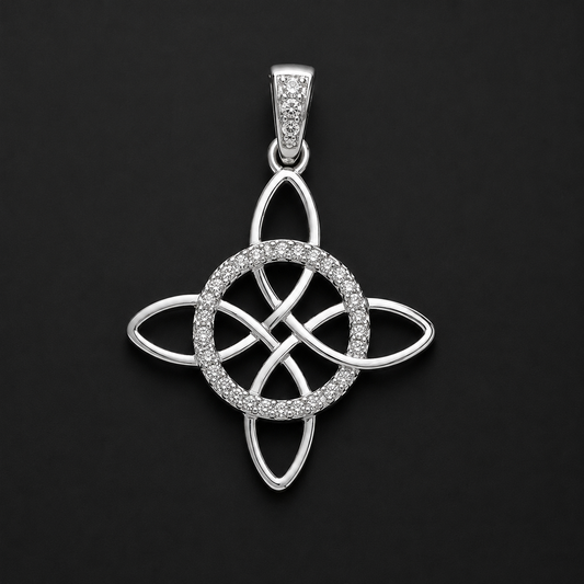 Witch's Knot Pendant 925 Silver
