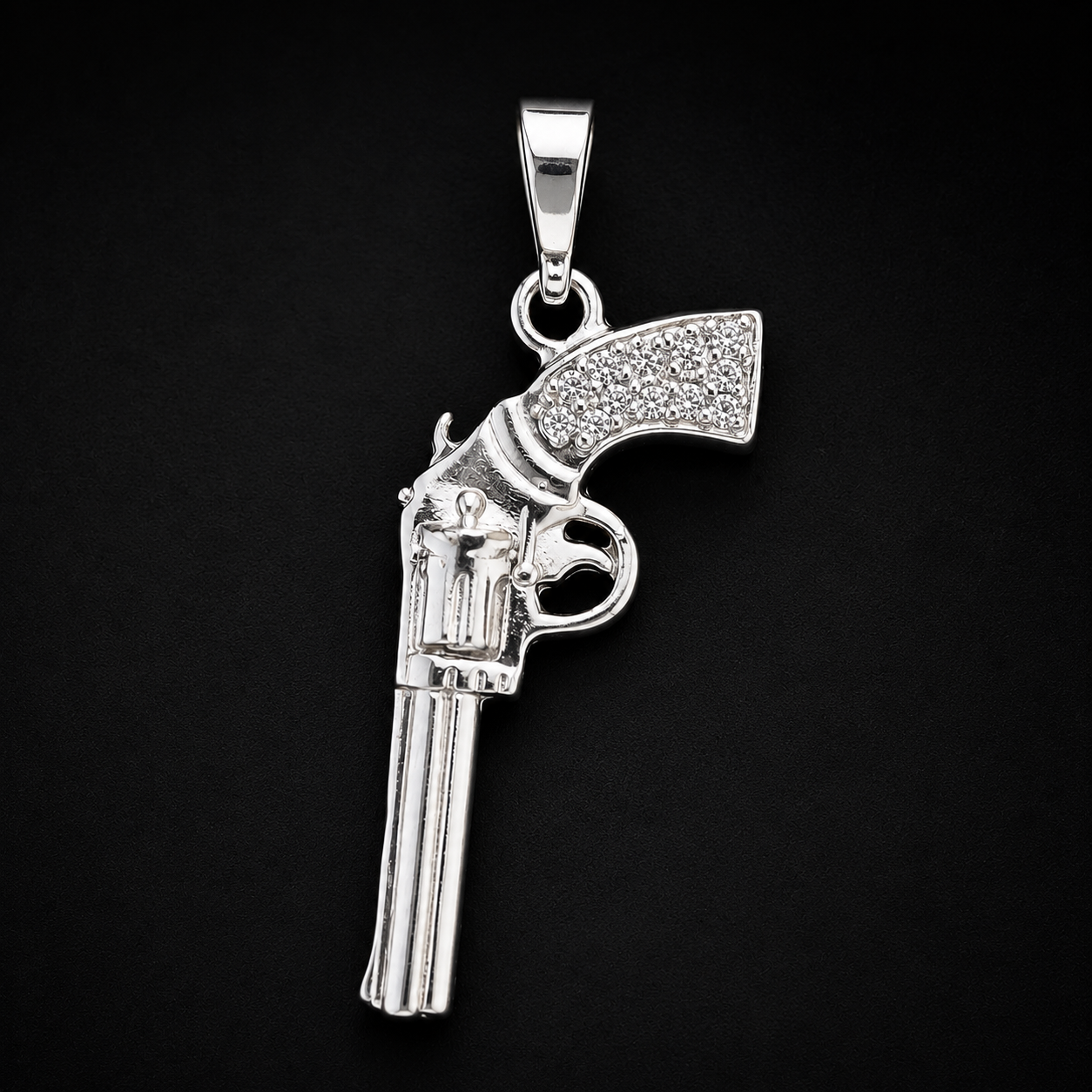 Sterling Silver Pistol Pendant