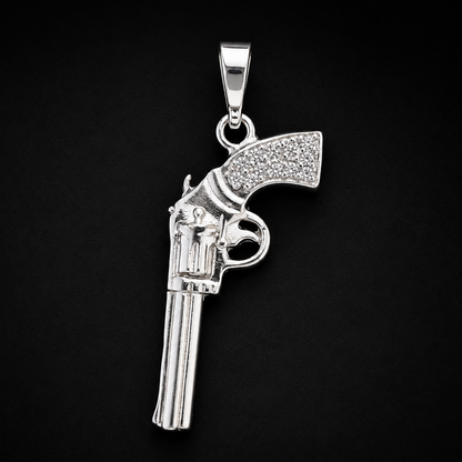 Sterling Silver Pistol Pendant