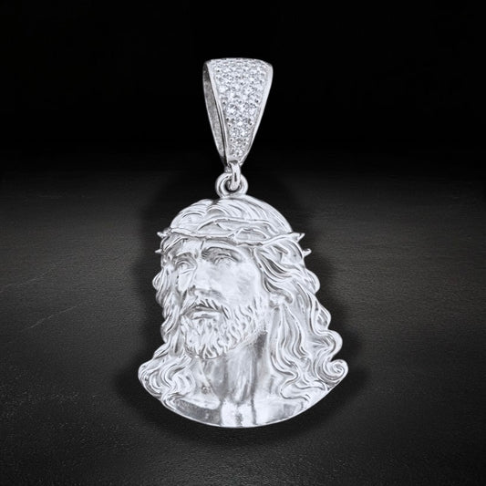 Dije Rostro de Jesucristo Plata 925 Plata 925 mexicana - MEXA Jewelry