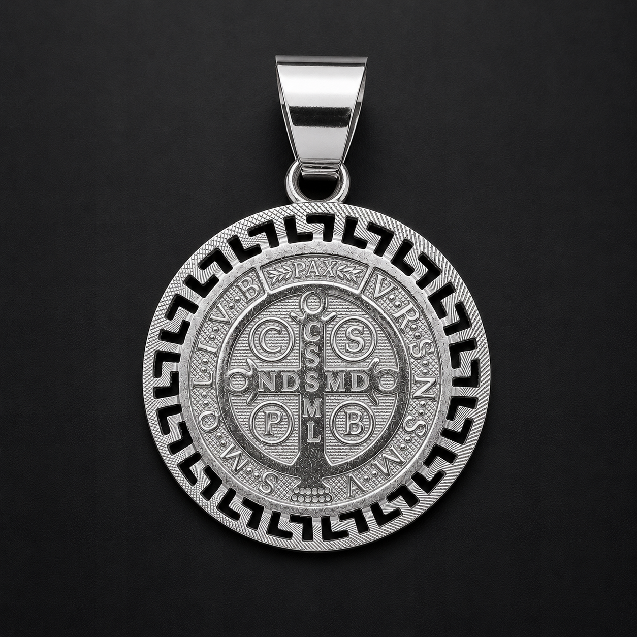 St. Benedict Pendant 925 Sterling Silver