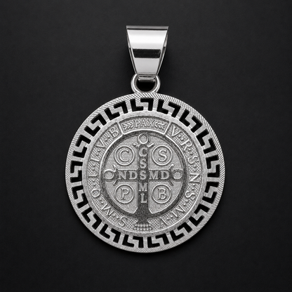 St. Benedict Pendant 925 Sterling Silver