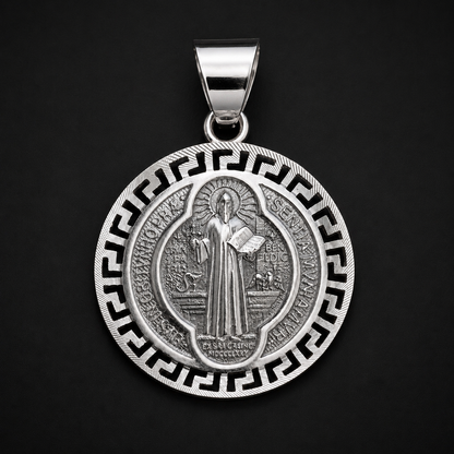 St. Benedict Pendant 925 Sterling Silver