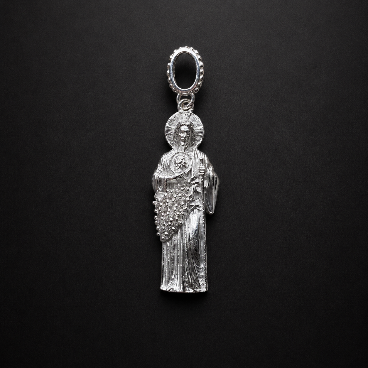 Dije San Judas CZ Plata 925