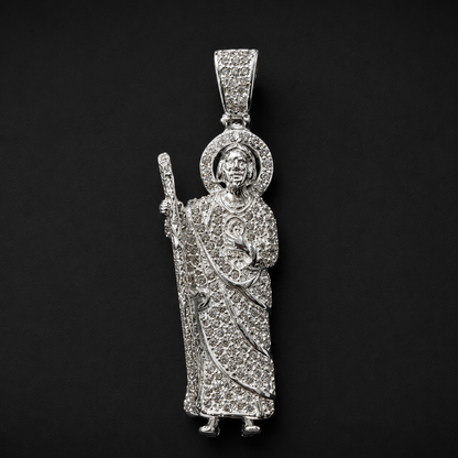 Dije San Judas CZ Plata 925