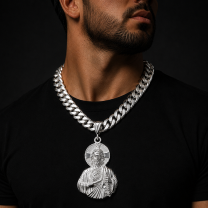 Dije San Judas Tadeo Torso Plata 925