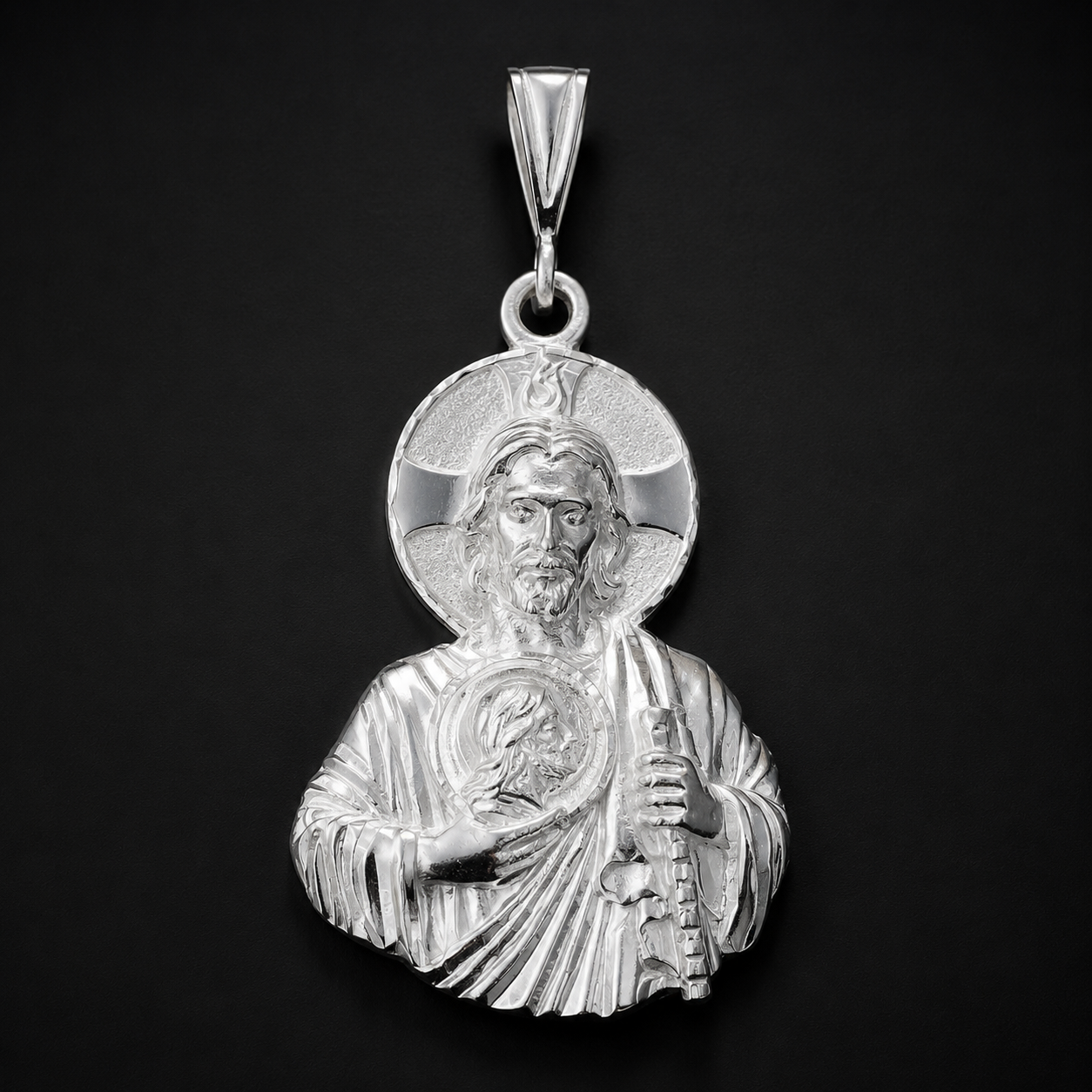 Dije San Judas Tadeo Torso Plata 925
