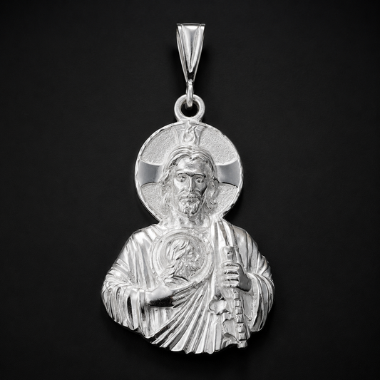 St Jude Pendant 925 Sterling Silver