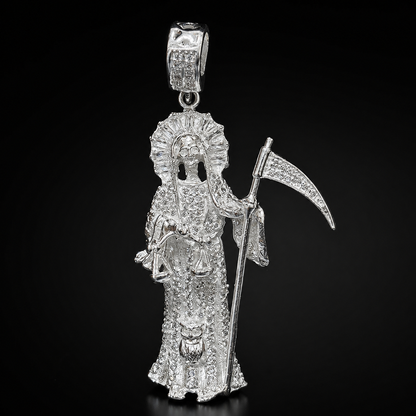 Dije Santa Muerte CZ Plata 925
