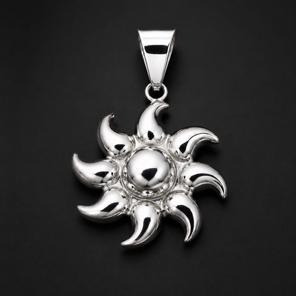 Dije Sol Radiante Plata 925
