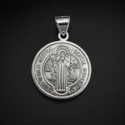 Medalla San Benito Plata 925