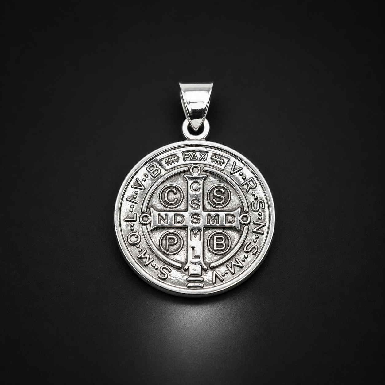 Medalla San Benito Plata 925