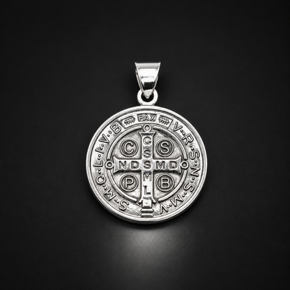 Medalla San Benito Plata 925