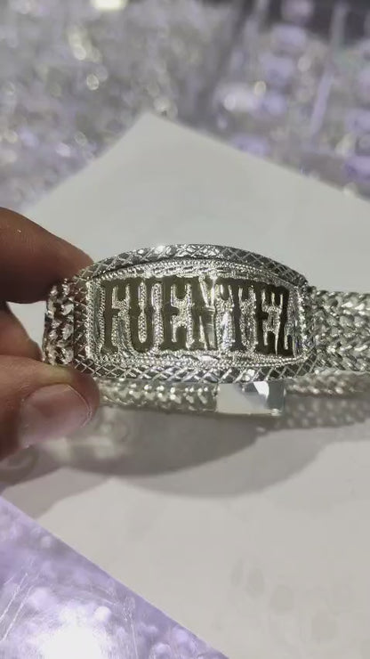 4-Strand Petatillo Bracelet 925 Silver
