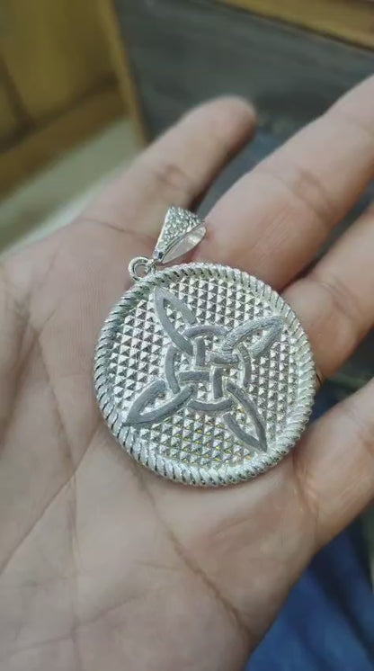 Witch's Knot Pendant 925 Sterling Silver