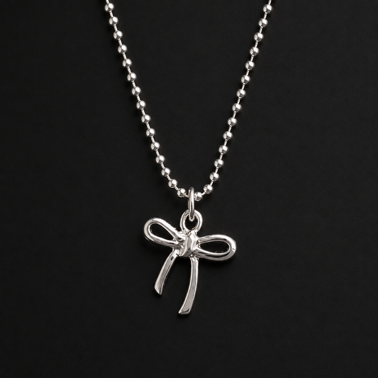 925 Silver Bow Set